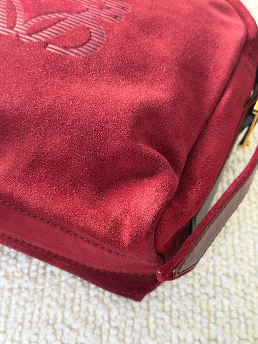 Loewe Suede Anagram Crossbody