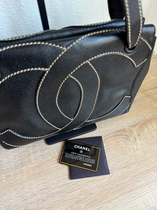 Chanel CC stitch tote