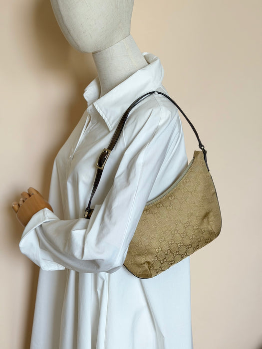 Gucci Gold Halfmoon Pochette