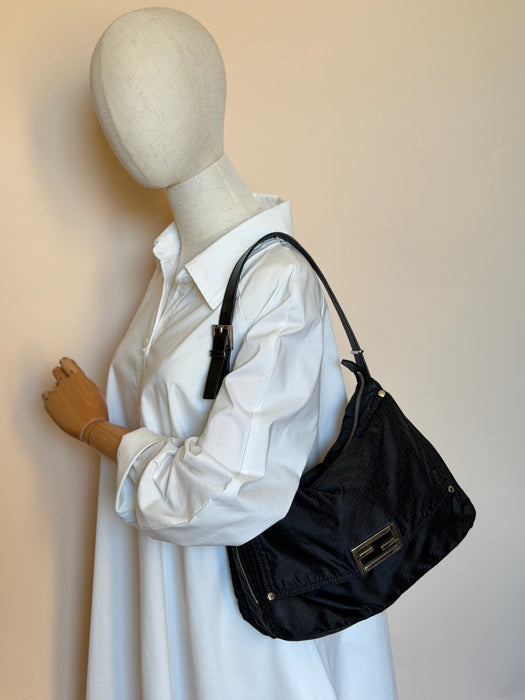 Fendi Zucchino Mama Baguette Nylon