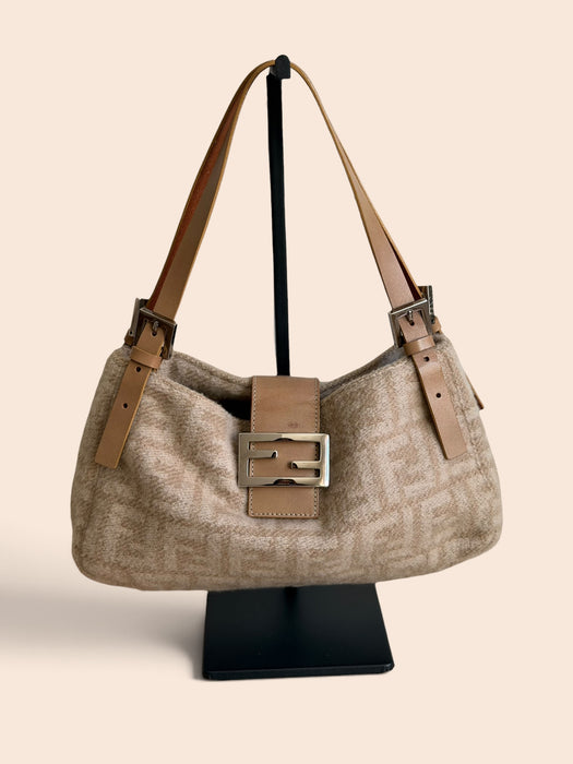 Fendi Tonal FF Buckle Baguette