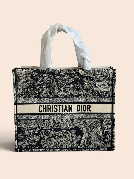 Dior Toile Book Tote: New Full Set