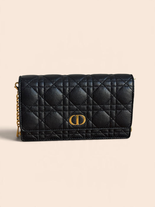 Dior Caro Wallet on Chain: Full Set