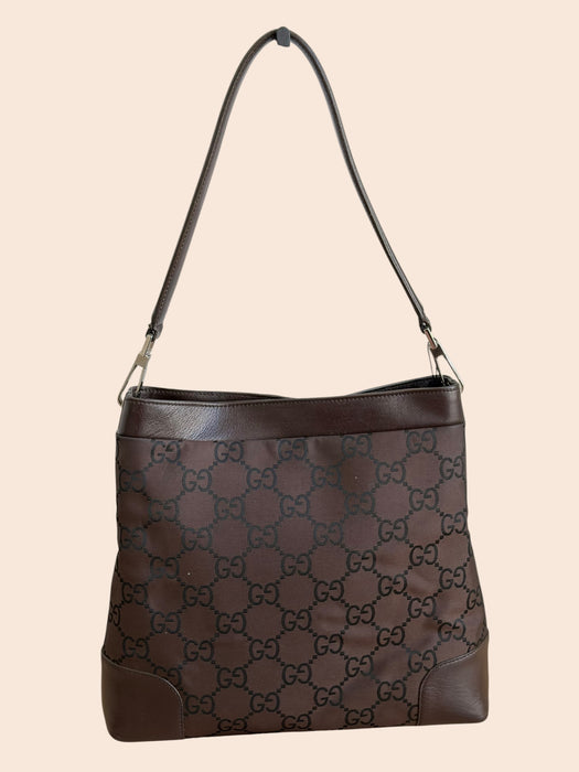 Gucci Choclate Brown GG Shoulder