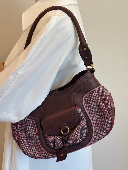 Celine Tweed Leaf
