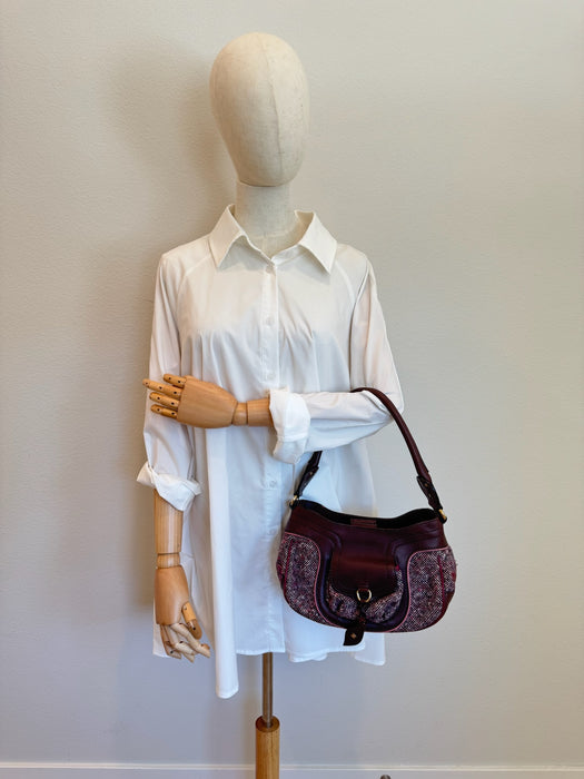 Celine Tweed Leaf