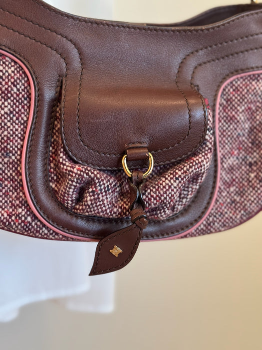 Celine Tweed Leaf