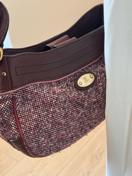 Celine Tweed Leaf