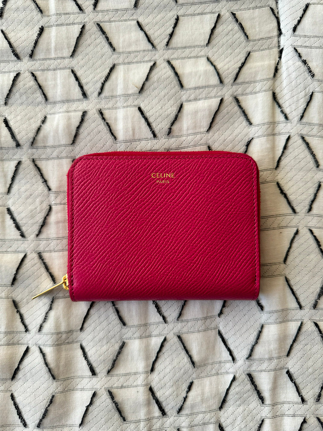 Celine Zip Around Wallet