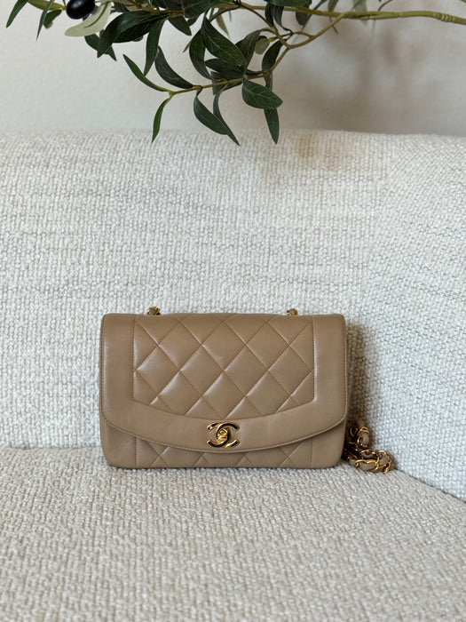 Chanel Diana 22 Beige GHW