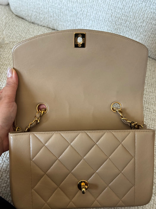 Chanel Diana 22 Beige GHW
