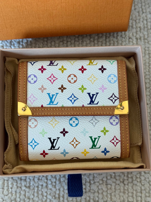 Louis Vuitton Murakami Porte Monnaie Billets Carte