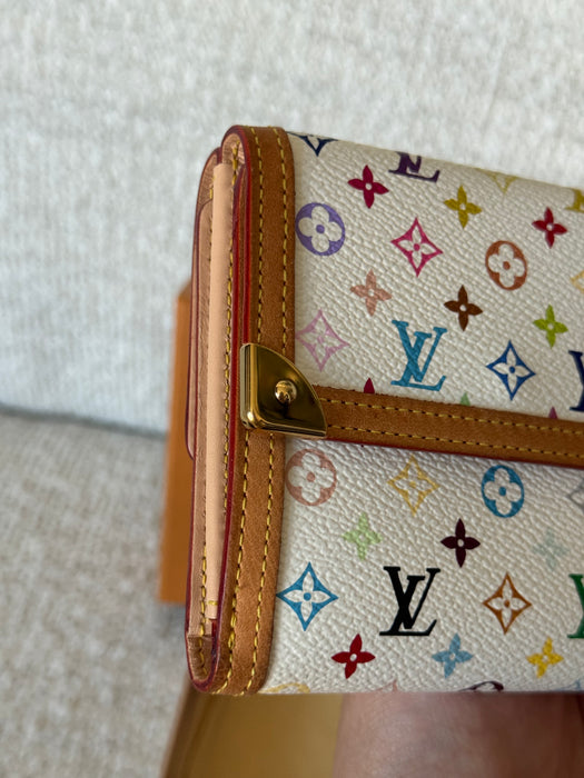 Louis Vuitton Murakami Porte Monnaie Billets Carte
