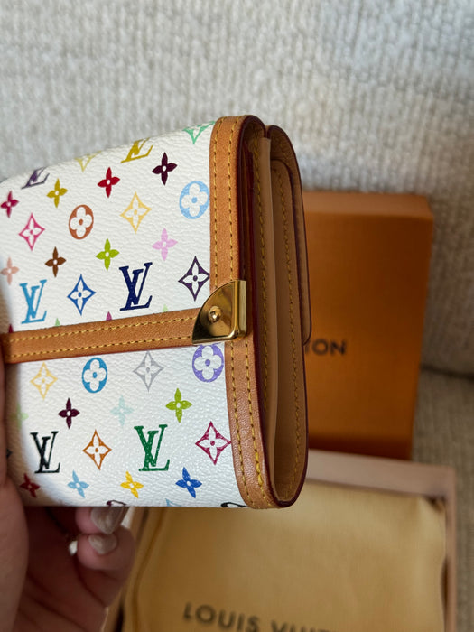 Louis Vuitton Murakami Porte Monnaie Billets Carte