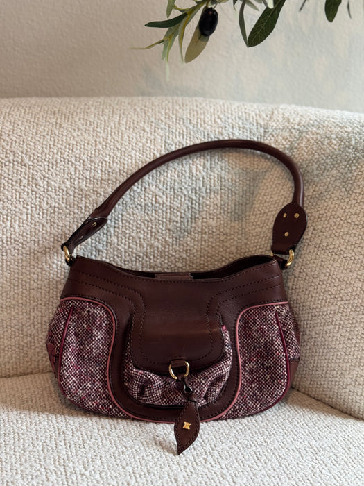 Celine Tweed Leaf