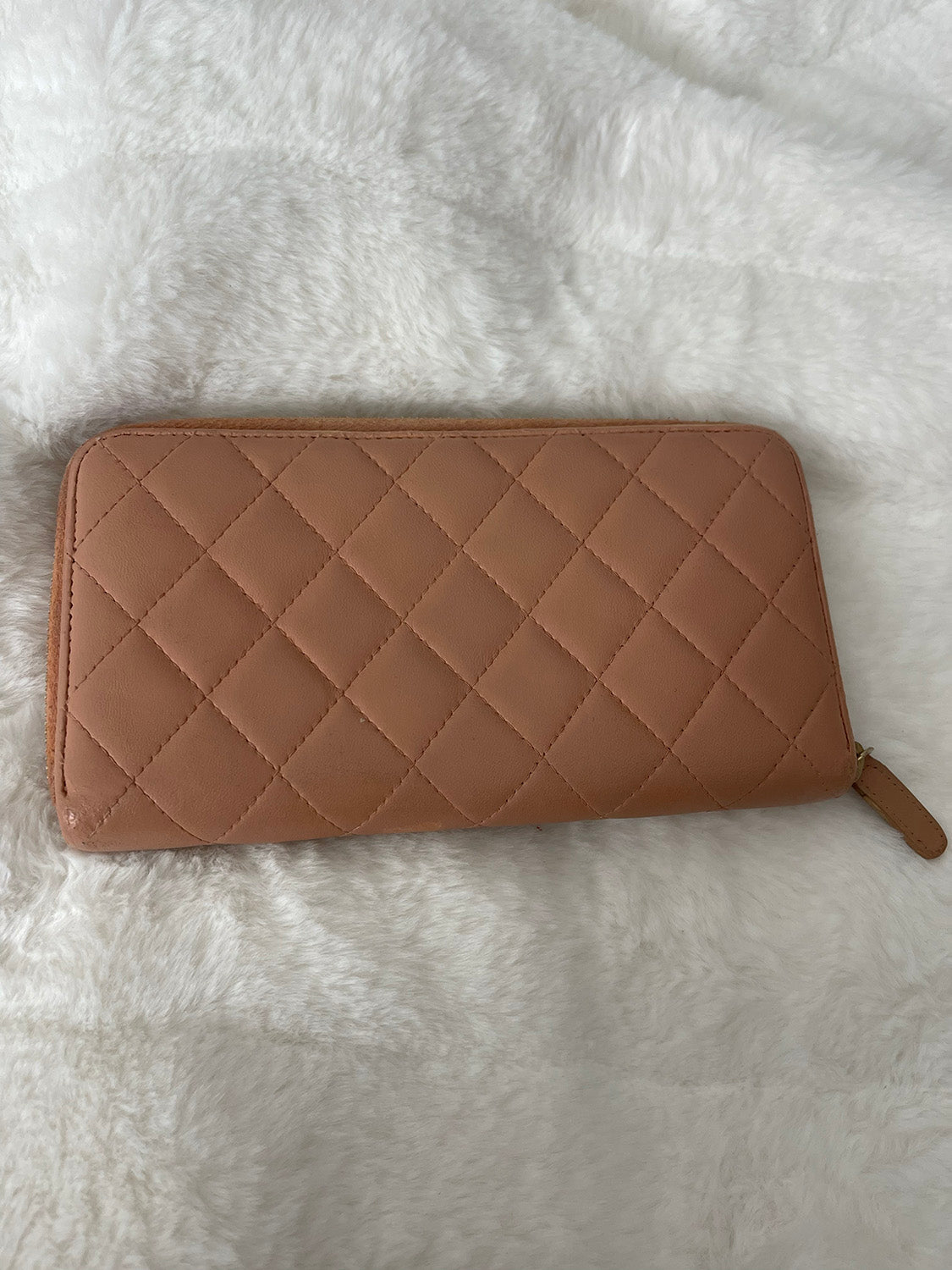 Chanel Quited Long Wallet